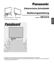 Panasonic Panaboard UB-5310 Bedienungsanleitung