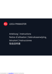 Leica PINMASTER II Anleitung