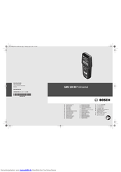 Bosch GMS 100 M Professional Originalbetriebsanleitung