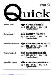 Quick SBC 700 Benutzerhandbuch