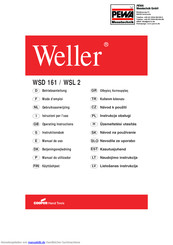 Weller WSL 2 Betriebsanleitung
