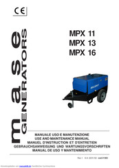 Mase MPX 16 Gebrauchsanweisung Und Wartungsvorschriften