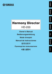 Yamaha Harmony Director HD-200 Bedienungsanleitung