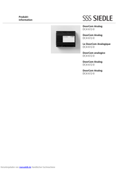 SSS Siedle DCA 612-0 Produktinformation