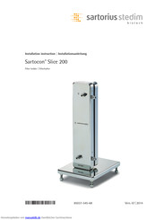 Sartorius Sartocon Slice 200 Installationsanleitung