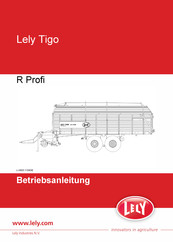 Lely Tigo R Profi Betriebsanleitung