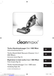 Cleanmaxx vc-s1001 Gebrauchsanleitung