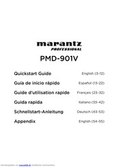 Marantz professional PMD-901V Schnellstartanleitung