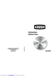 Xavax 00104977 Bedienungsanleitung