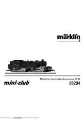 marklin mini-club 88294 Bedienungsanleitung