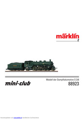 marklin mini-club 88923 Bedienungsanleitung
