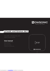Nowsonic Stage Antenna Set Bedienungsanleitung