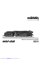 marklin mini-club BR 001 Bedienungsanleitung
