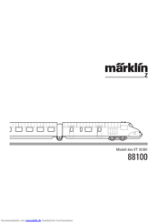 marklin 88100 Bedienungsanleitung
