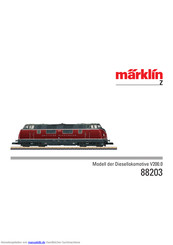 marklin BR V 200.0 Bedienungsanleitung