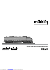 marklin mini-club E9A Bedienungsanleitung