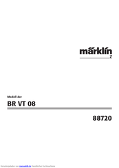 marklin BR VT 08 Bedienungsanleitung
