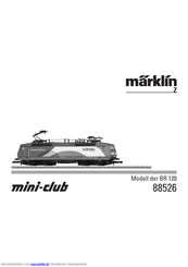 marklin mini-club BR 120 Bedienungsanleitung