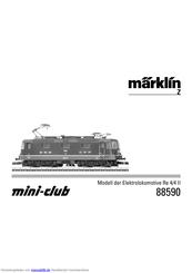 marklin mini-club Re 4/4 II Bedienungsanleitung