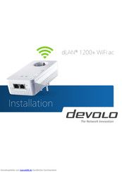 Devolo dLAN 1200+ WiFi Installationsanleitung