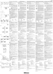 Mitutoyo DIGIMATIC Bedienungsanleitung
