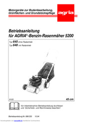 Agria 5200 645 Betriebsanleitung