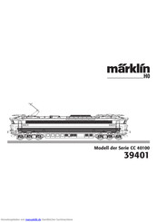 marklin 39401 Bedienungsanleitung