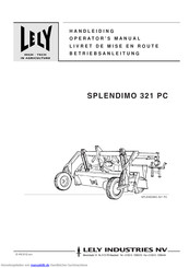 LELY SPLENDIMO 321 PC Betriebsanleitung