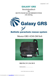 GALAXY GRS Muster GRS 4/260 Soft Betriebsanleitung