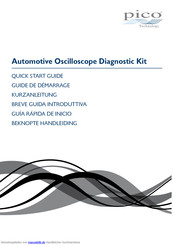 PICO PicoScope 4000 Series Kurzanleitung