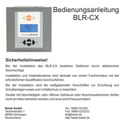 BELUK BLR-CX Bedienungsanleitung