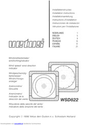 Vetus WSD822 Installationsanleitung