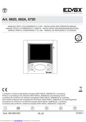 Elvox 662A Installations- Und Bedienungsanleitung