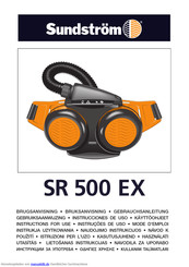 Sundstrom SR 500 EX Gebrauchsanleitung