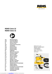 REMS Cobra 32 Betriebsanleitung
