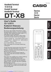 Casio DT-X8-11E Bedienungsanleitung