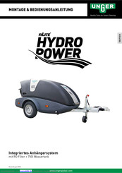 unGer nLite HydroPower RO XXL Montage & Betriebsanleitung