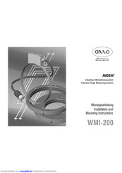 AMO WMI-200 Montageanleitung
