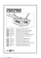 Liftmaster PRO7100 Anleitungen