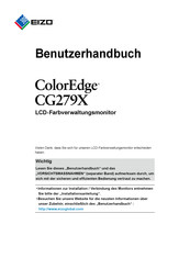 Eizo ColorEdge CG279X Benutzerhandbuch