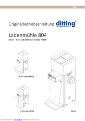 DITTING K 804 LAB Originalbetriebsanleitung