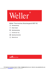 Weller WST 82 Betriebsanleitung