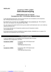 Conceptronic C300EXi Benutzerhandbuch