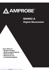 Amprobe MAN02-A Bedienungshandbuch