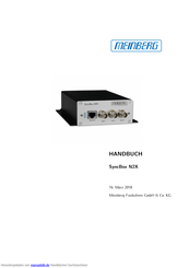 Meinberg SyncBox N2X Handbuch