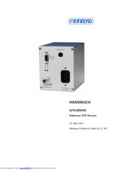 Meinberg GPS180XHS Handbuch