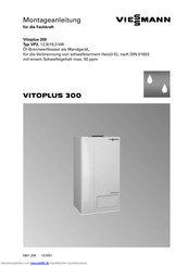 Viessmann Vitoplus 300 Typ VP3 Montageanleitung