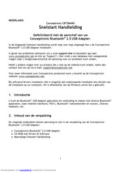 Conceptronic CBT2NANO Schnellinstallationsanleitung
