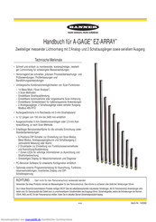 Banner A-GAGE EZ-ARRAY Handbuch
