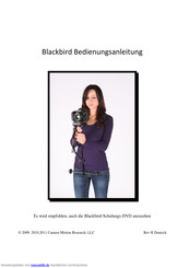 Camera Motion Research Blackbird Bedienungsanleitung